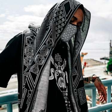 Bandana and Graphic Hoodie Bandana and Graphic Hoodie