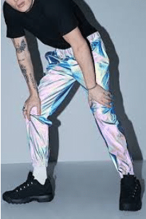 Reflective Pants and Bold Tank Top Reflective Pants and Bold Tank Top