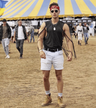 Tank Top and Cargo Shorts Tank Top and Cargo Shorts