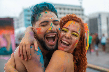 UV Reactive Body Paint and Minimalist Shorts UV Reactive Body Paint and Minimalist Shorts