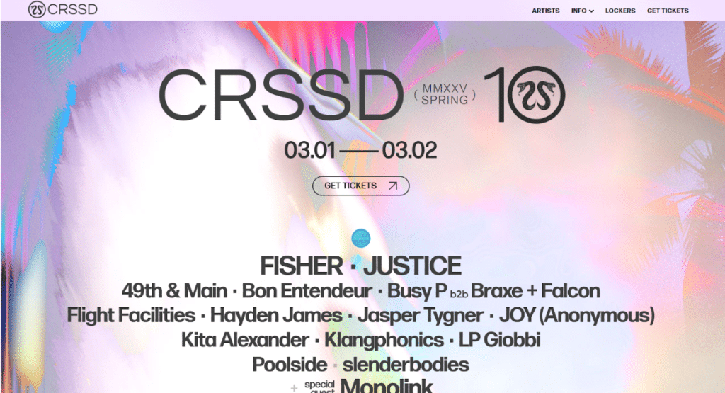 CRSSD Festival 2025 - California Music Festival CRSSD Festival 2025 - California Music Festival