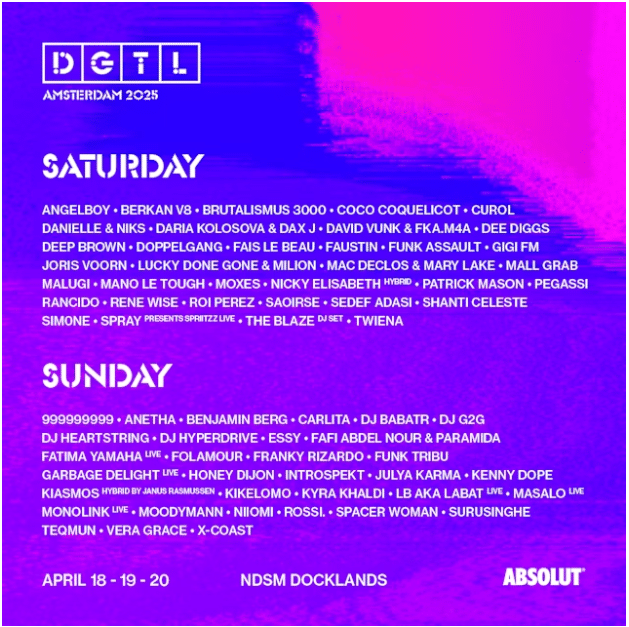 DGTL Amsterdam Festival