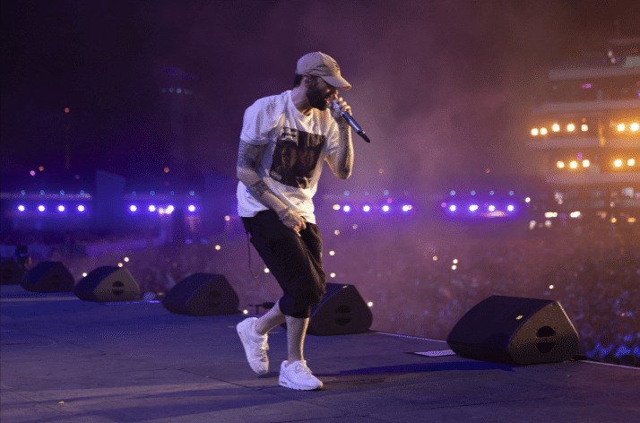 Eminem's most recent concert Eminem's most recent concert