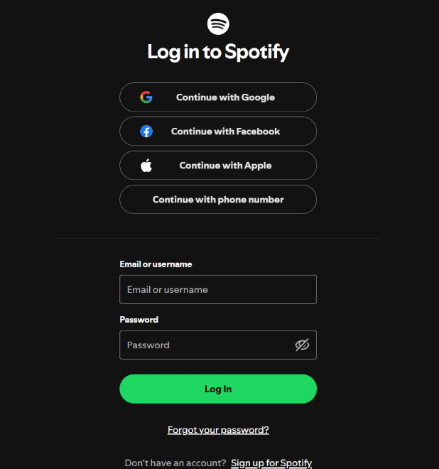 Spotify Sign Up Spotify Sign Up