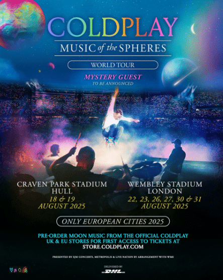 Coldplay Tour 2025 UK Coldplay Tour 2025 UK