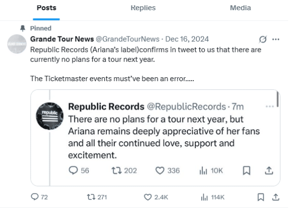 Ariana Grande tour 2025 Europe Ariana Grande tour 2025 Europe