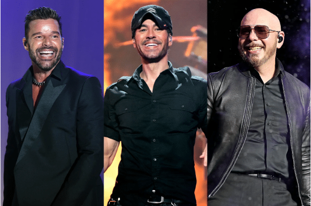 Enrique Iglesias, Ricky Martin, and Pitbull Enrique Iglesias, Ricky Martin, and Pitbull