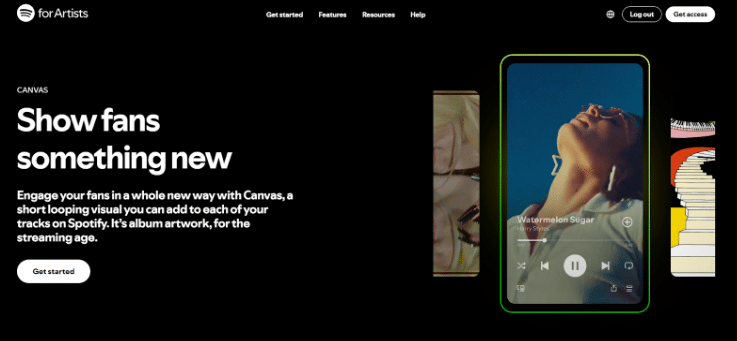 Engage with Spotify Canvas