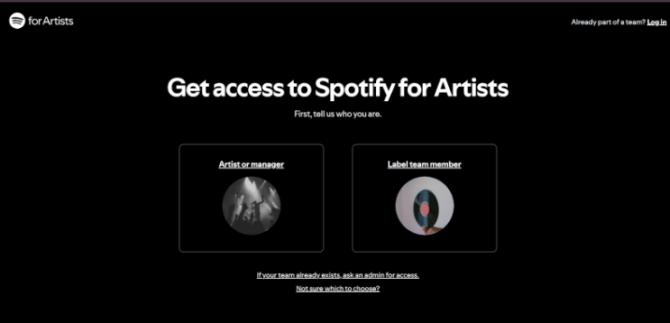 Spotify Claim Your Artist Profile