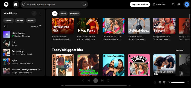 Spotify Web Music Spotify Web Music